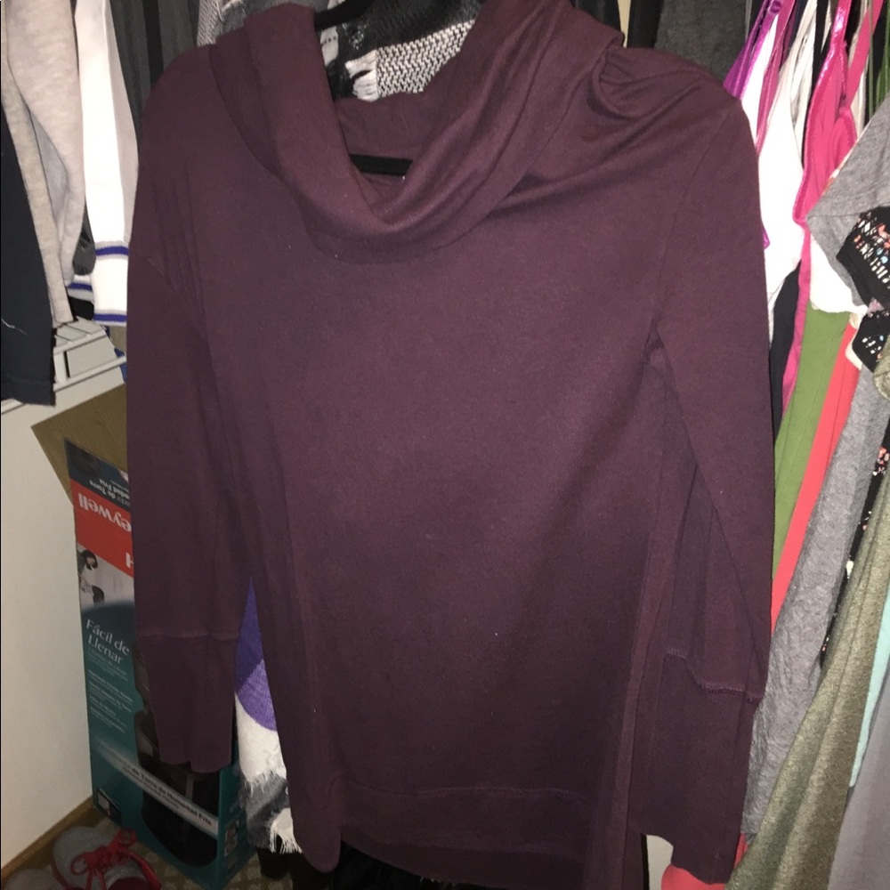 Turtle neck sweater dress